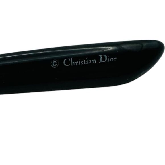 CHRISTIAN DIOR Sunglasses Cannage Black Quilted Luxury Designer Silver Logo Seri - Picture 8 of 12